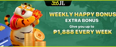 Weekly Happy Bonus Bash promotion banner